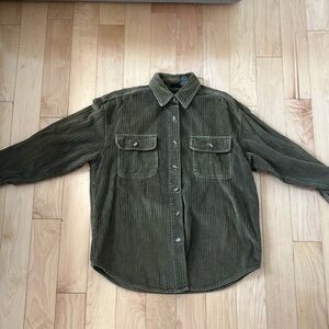 Unisex Corduroy Button Down